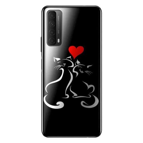 Coque Huawei P Smart 2021 Cats Love