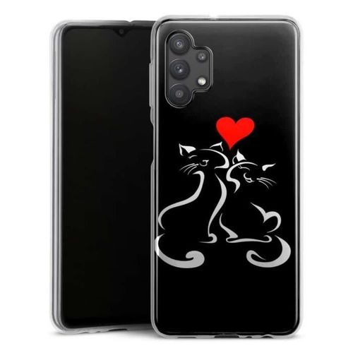 Coque Samsung Galaxy A32 5g Cats Love | Silicone