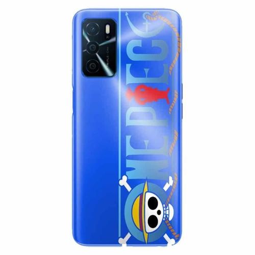 Coque Silicone Compatible Oppo A16 One Piece Blue