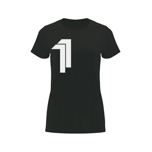 1fight1, Tee Shirt En Coton Femme Athenes Anthracite, Taille L