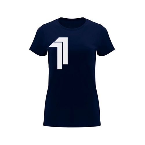 1fight1, Tee Shirt En Coton Femme Athenes Marine, Taille L