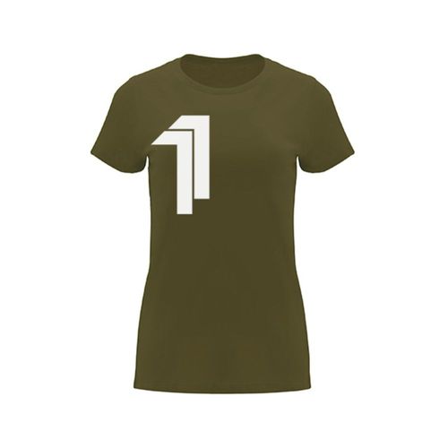 1fight1, Tee Shirt En Coton Femme Athenes Vert, Taille Xl