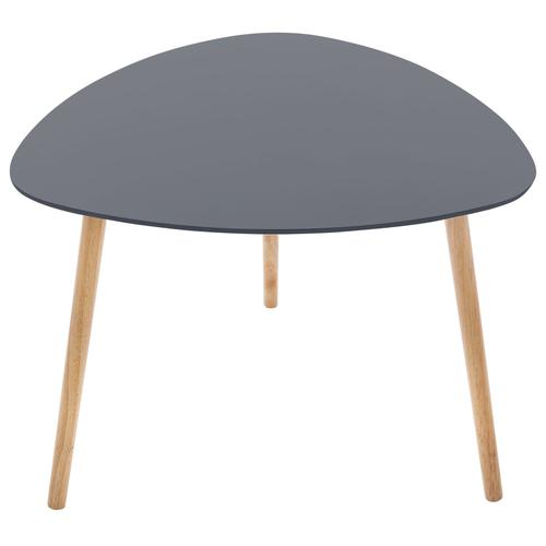 Table D'appoint Design Mileo - Diam. 60 X H. 45 Cm - Gris Fonc?