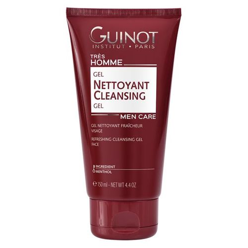 Guinot - Très Homme Gel Nettoyant Cleansing Gel Nettoyant Fraîcheur Visage - 150 Ml 