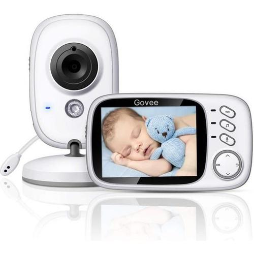 Bébé Moniteur 3.2 LCD Couleur Babyphone Vidéo Ecoute Bébé Bébé  Surveillance FR