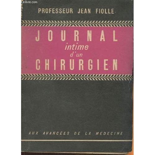 Journal Intime D Un Chirurgien