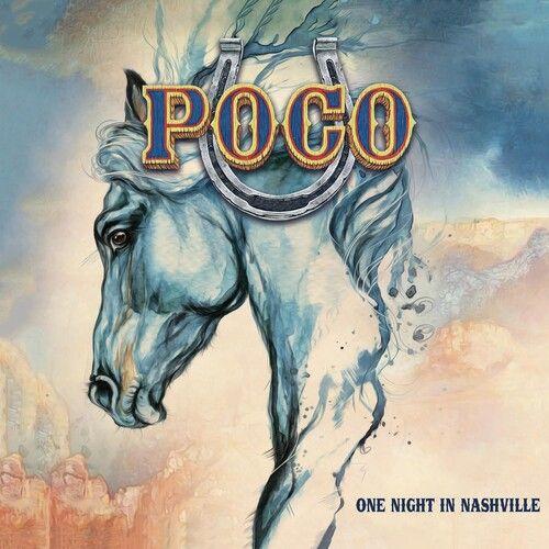 Poco - One Night In Nashville (Transparent Blue) [Vinyl] Blue, Colored Vinyl, Lt