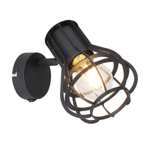 Spot En Métal - 1 Lumiaire - Noir Mat