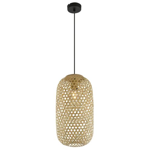 Suspension Design Bambou Mirena - Diam. 22 X H. 120 Cm - Beige Naturel