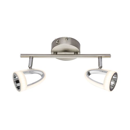 Plafonnier Spot Led Design Rodrik - Argent Mat