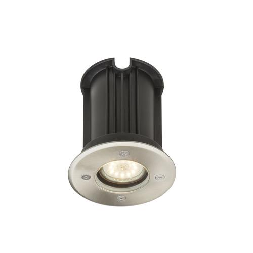 Luminaire Extérieur En Inox Rond - Diam. 11 Cm - Gris