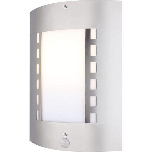 Applique D'extérieur Rectangulaire En Inox - H. 30 Cm - Argent