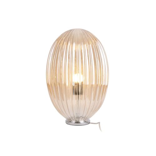 Lampe À Poser Design Vintage Smart Large - H. 45 Cm - Marron