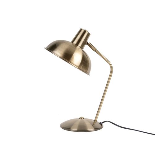 Lampe À Poser Design Vintage Hood - H. 37,5 Cm - Doré