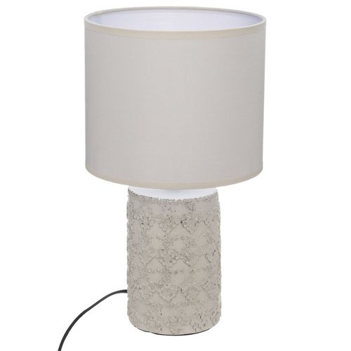 Lampe À Poser Ethnique Melo - H. 33 Cm - Beige