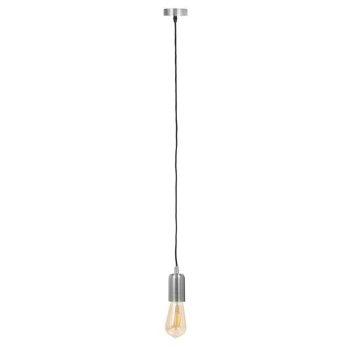 Suspension Ampoule Indus - H. 100 Cm - Gris