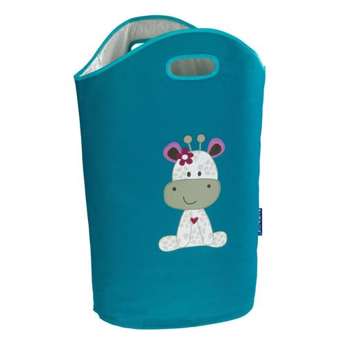 Panier à linge enfant Greta - 40 x H. 52 cm - Bleu