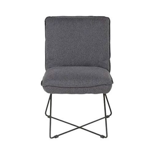 Fauteuil 50x68x79 Cm En Tissu Polyester Gris - Melina