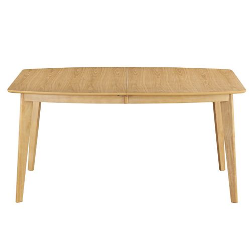Table À Manger Extensible Scandinave En Bois Clair L150-200 Leena