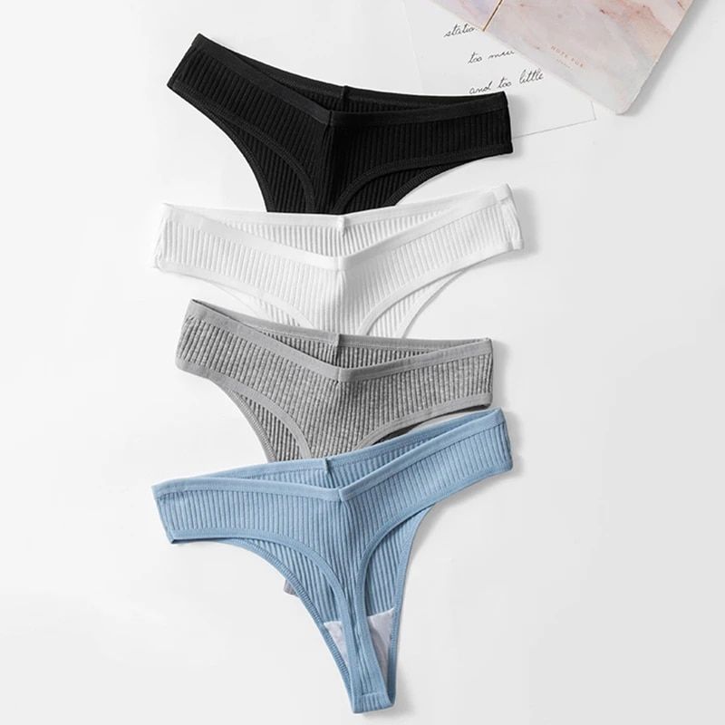 Trowbridge-Culotte Sexy En Coton Pour Femme,Sous-Vtements F... - 2