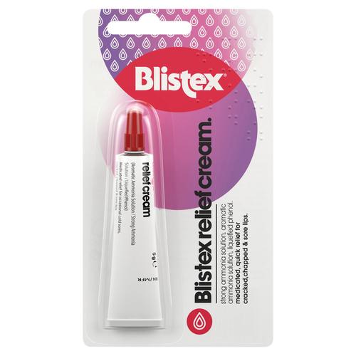 Blistex Relief Cream 5g - Crème Régénératrice Réparatrice Des Lèvres - Soulagement 