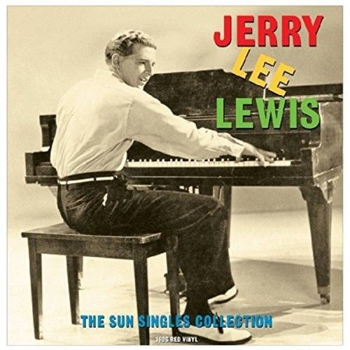 Jerry Lee Lewis - Sun Singles (Red Vinyl) [Vinyl] Colored Vinyl, 180 Gram, Red,