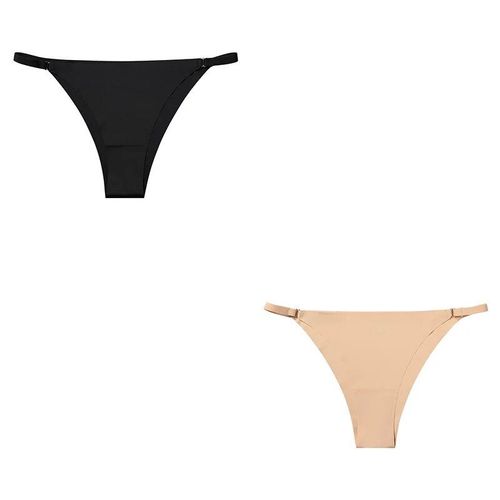String Taille Basse Sans Couture Pour Femme,Sous-Vêtement Sexy,Lingerie Confortable - Type A And B-M