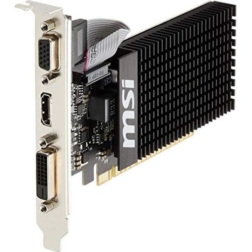 MSI GT 710 1GD3H LP Carte Graphique Nvidia GT710 954 MHz 1024 Mo PCI Express Noir