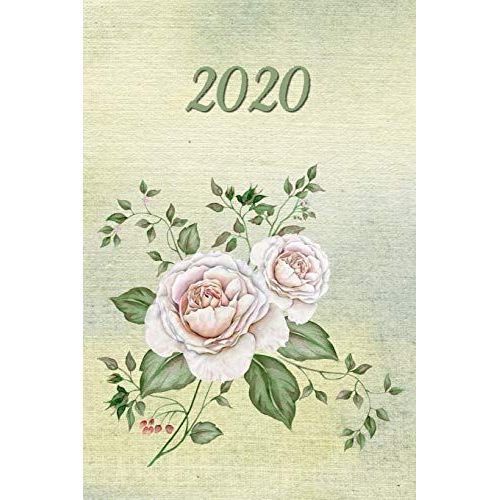 2020 Fleurs Roses Agenda Planificateur Hebdomadaire Et Mensuel