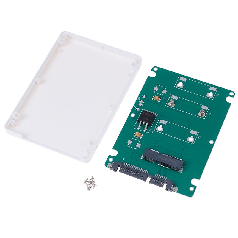 Carte avec boîtier ccrew offre spéciale Mini adaptateur pcie mSATA SSD à 2.5 pouces adaptateur SATA3