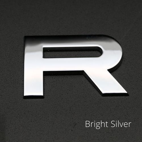 Logo de coffre de voiture, Badge autocollant pour Range Rover Sport Evoque  Chrome brillant noir argent