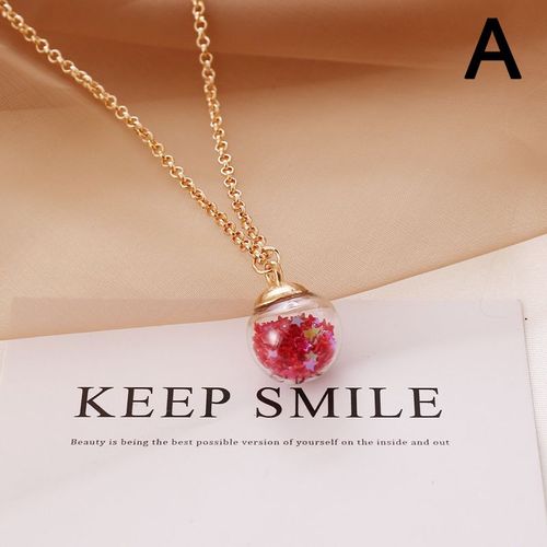 Collier À Paillettes Étoile Créative Pour Femmes, Pendentif En Alliage De Verre Transparent, Élégant, Bijoux De Fête, Cadeaux