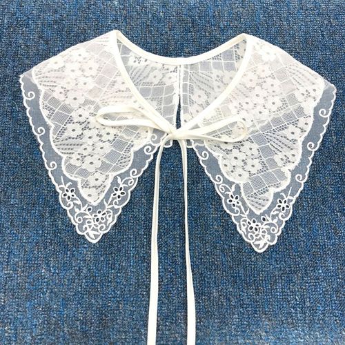 Chemisier À Faux Col En Dentelle, Noir Et Blanc, Accessoires De Vêtements Vintage Pour Femmes, Chemise À Col Détachable