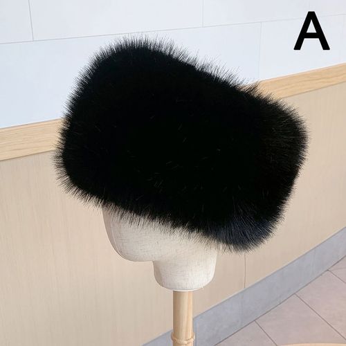 Bandeau En Fausse Fourrure Russe Pour Femme Et Fille, 8 Couleurs, Chapeau D'hiver, Chaud, Pour Le Ski En Plein Air