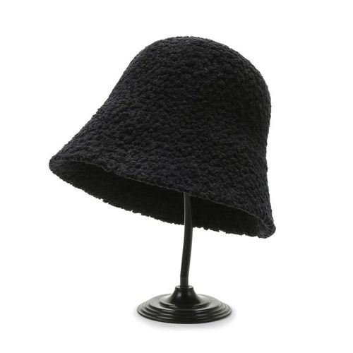 Chapeau De Pêcheur En Fausse Fourrure D'agneau, Seau Épais Et Chaud Pour Femme, Casquette En Velours, Doux, Panama, Version En Peluche Pour L'extérieur