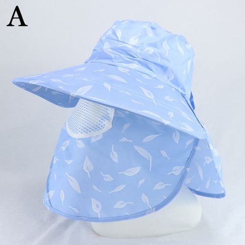 Chapeau De Soleil En Maille Respirante Pour L'été, Chapeau Créatif Pour Le Visage Et Le Cou, Protection Contre Les Uv