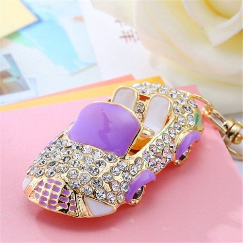 Porte-Clés En Cristal Strass, Nouveau Modèle De Voiture, Pour Hommes, Femmes, Filles, Pendentif De Sac Pour Enfants, Ornement Bijoux De Fête