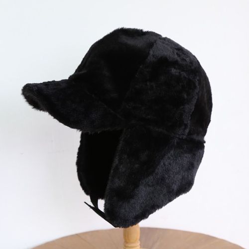 Couvre-Oreilles Épais Coupe-Vent En Coton Pour Homme Et Femme, Chapeau En Peluche, Couleur Unie, En Cachemire, Russe, Ski En Plein Air, Lei Feng