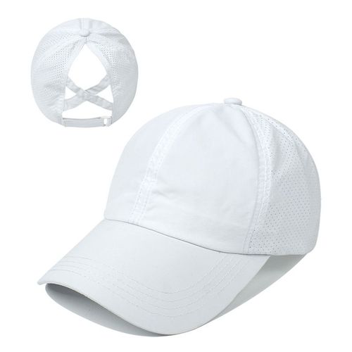 Casquettes De Baseball En Maille Respirante Pour Femmes, Pare-Soleil, Sports De Plein Air Européens, Criss Cross Ponytail, Nouvelle Collection Été