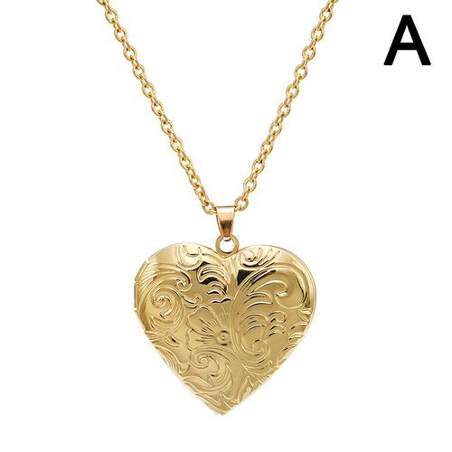 Collier Et Pendentif En Forme De C¿Ur Pour Filles, Couleur Or Et Argent, En Acier Inoxydable, Bijoux De Fête, Beauté