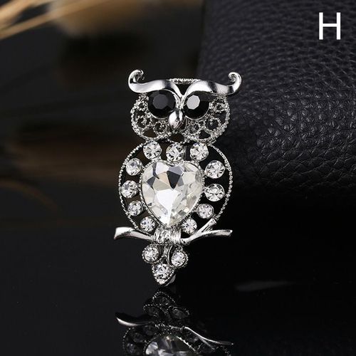 Broches En Alliage Pour Femmes Et Hommes, 9 Styles, Animal Hibou Strass, Vintage Coquillage Émail Broches Pour Femmes Hommes Vêtements Écharpe Collier Bijoux
