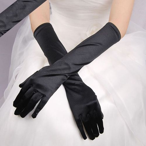 Gants Longs En Satin Pour Femmes, Protection Solaire, Pour La Conduite, Soirée, Bal, Cérémonie, Sexy, Extensibles