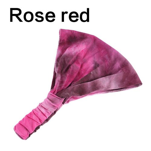 Bandeau Turban En Coton À Teinture Par Nouage, Bandeau Élastique Pour Femmes Et Filles, Bandeau De Plage Vintage, Accessoires De Sport