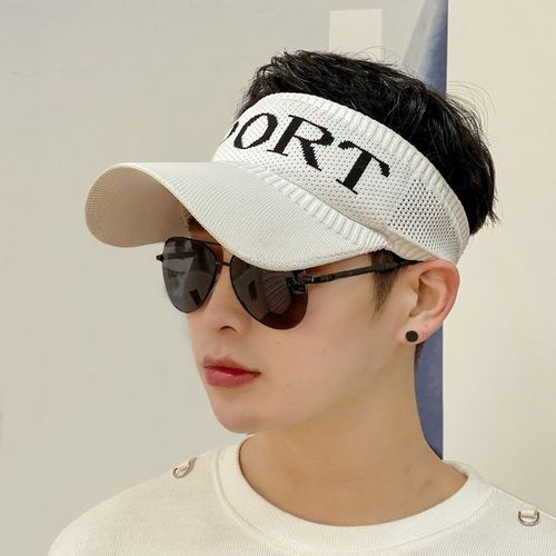 Casquette À Visière Élastique Pour Hommes Et Femmes, Chapeau À La Mode, Protection Solaire Anti-Uv, Respirant, Pour L'été, Sports De Plein Air, Plage, Cadeau De Fête, Nouvelle Collection