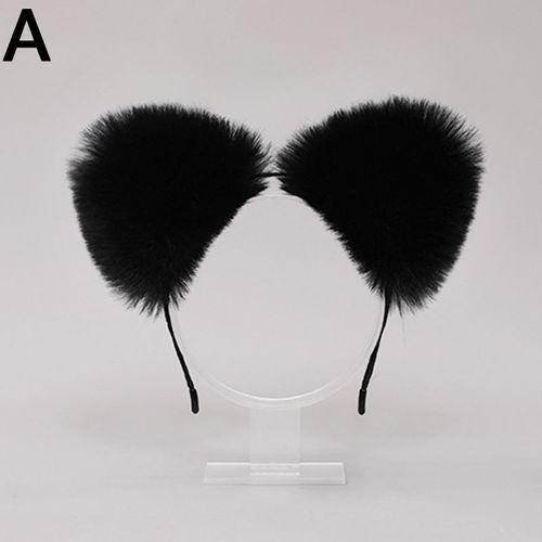 Serre-Tête En Fausse Fourrure Pour Fille, Mignon, Chat, Renard, Serre-Tête De Fête, Cosplay, Accessoires De Mode, Oreilles D'animaux