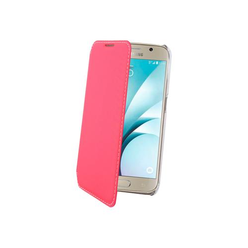 Muvit Made In Paris Crystal Folio - Étui À Rabat Pour Téléphone Portable - Rose - Pour Samsung Galaxy S6