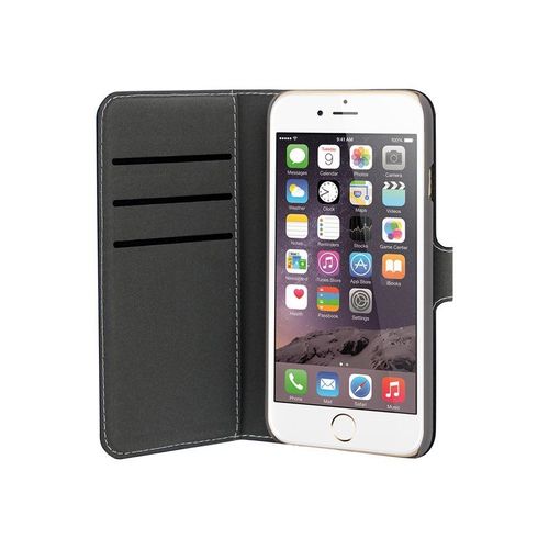 Muvit Wallet Folio - Étui À Rabat Pour Téléphone Portable - Polyuréthane, Polycarbonate - Tissu Bleu