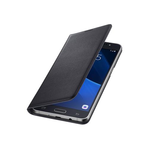 Samsung Flip Wallet Ef-Wj510 - Étui À Rabat Pour Téléphone Portable - Noir - Pour Galaxy J5 (2016)