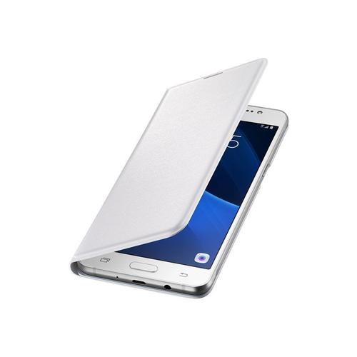 Samsung Flip Wallet Ef-Wj510 - Étui À Rabat Pour Téléphone Portable - Blanc - Pour Galaxy J5 (2016)