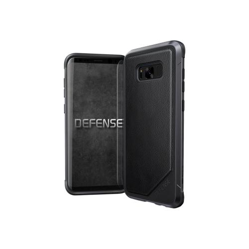 X-Doria Defense Lux - Coque De Protection Pour Téléphone Portable - Cuir - Noir - Pour Samsung Galaxy S8+